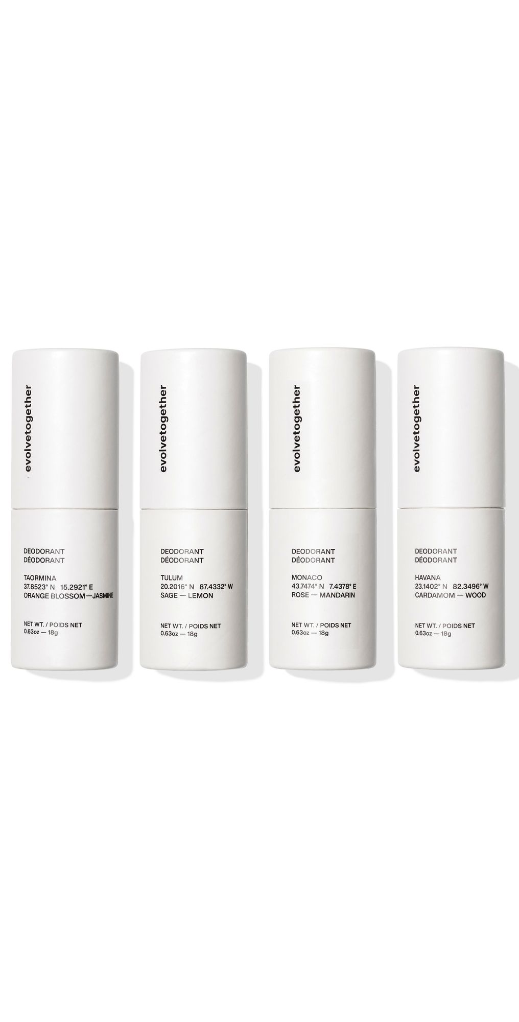 evolvetogether Deodorant Discovery Set No Color One Size