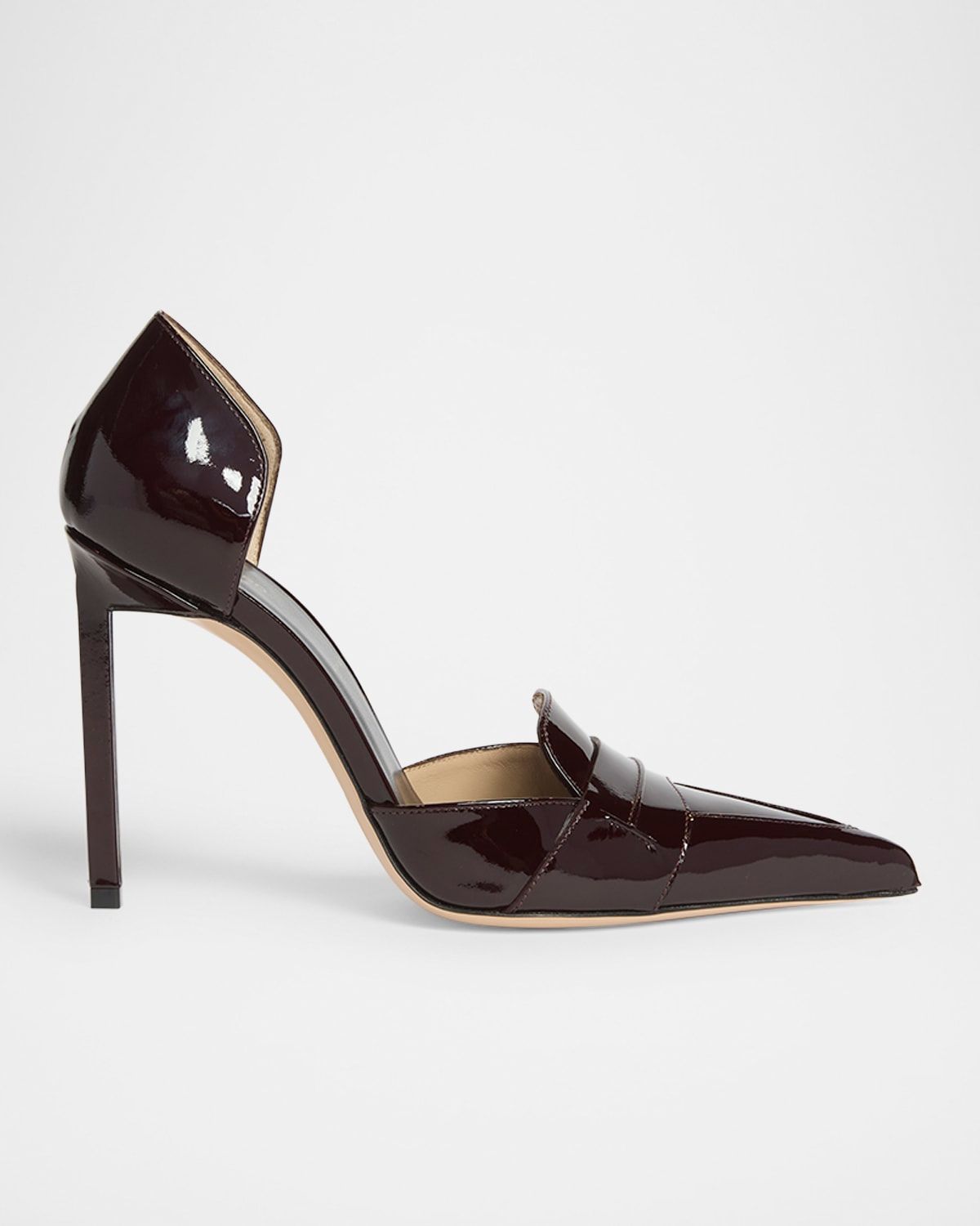 Eva Patent Leather Loafer d & apos;Orsay Pumps