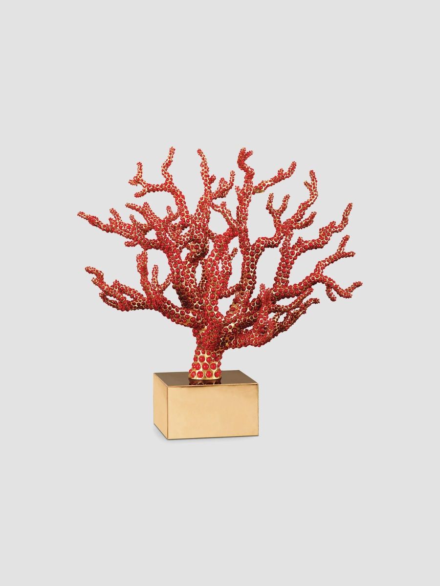 L'Objet Coral-Encrusted Branch Sculpture