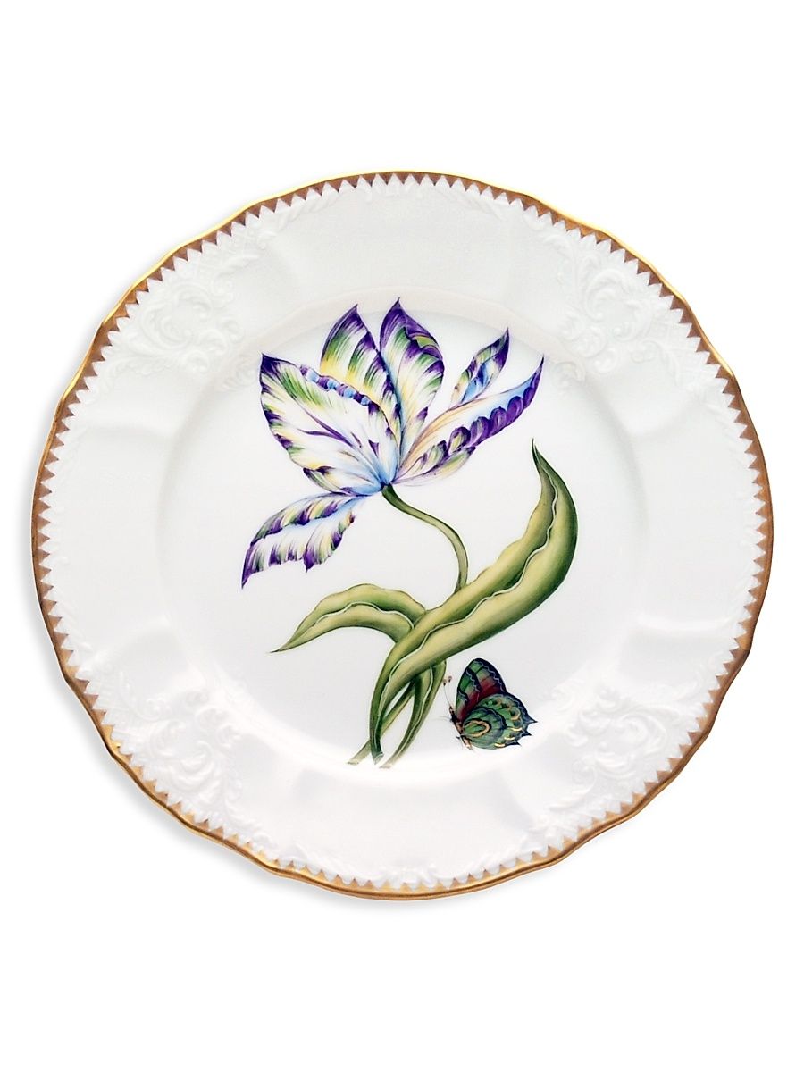 Old Master Tulip Porcelain Salad Plate