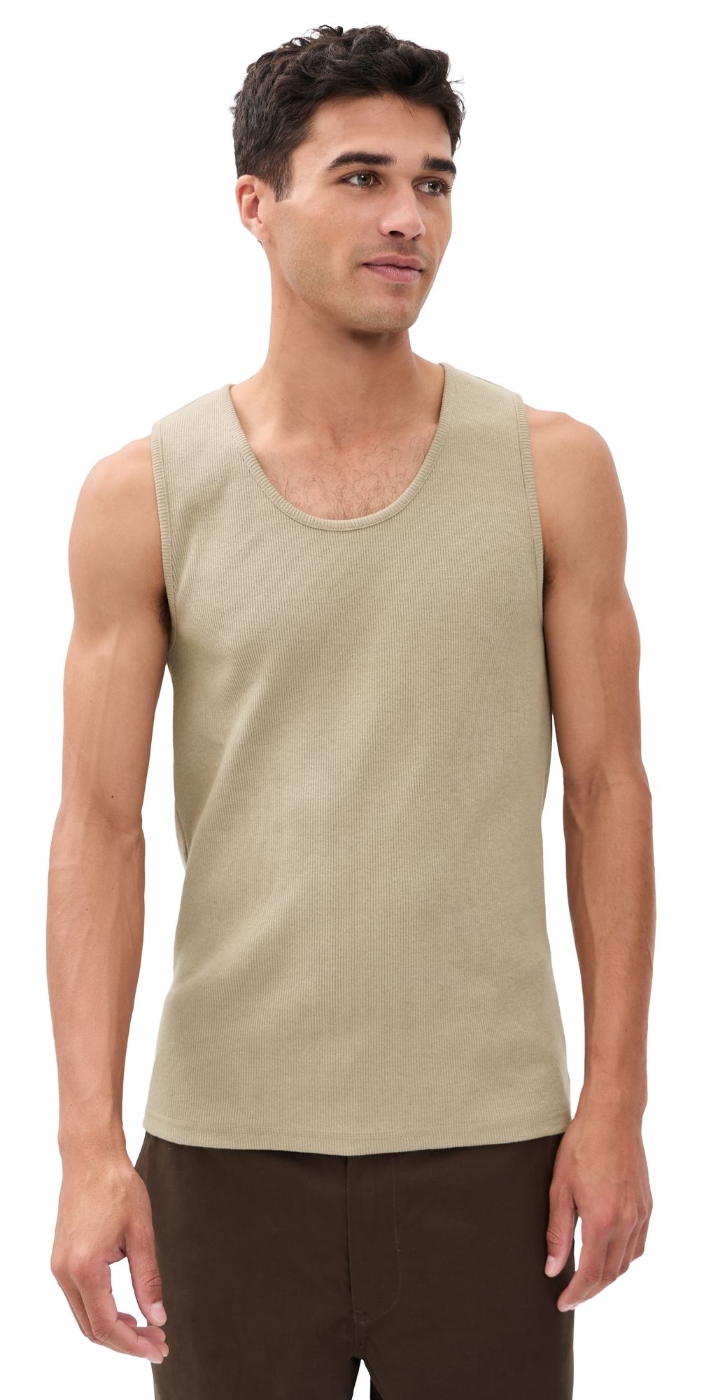 Lemaire Rib Tank Top Sage S