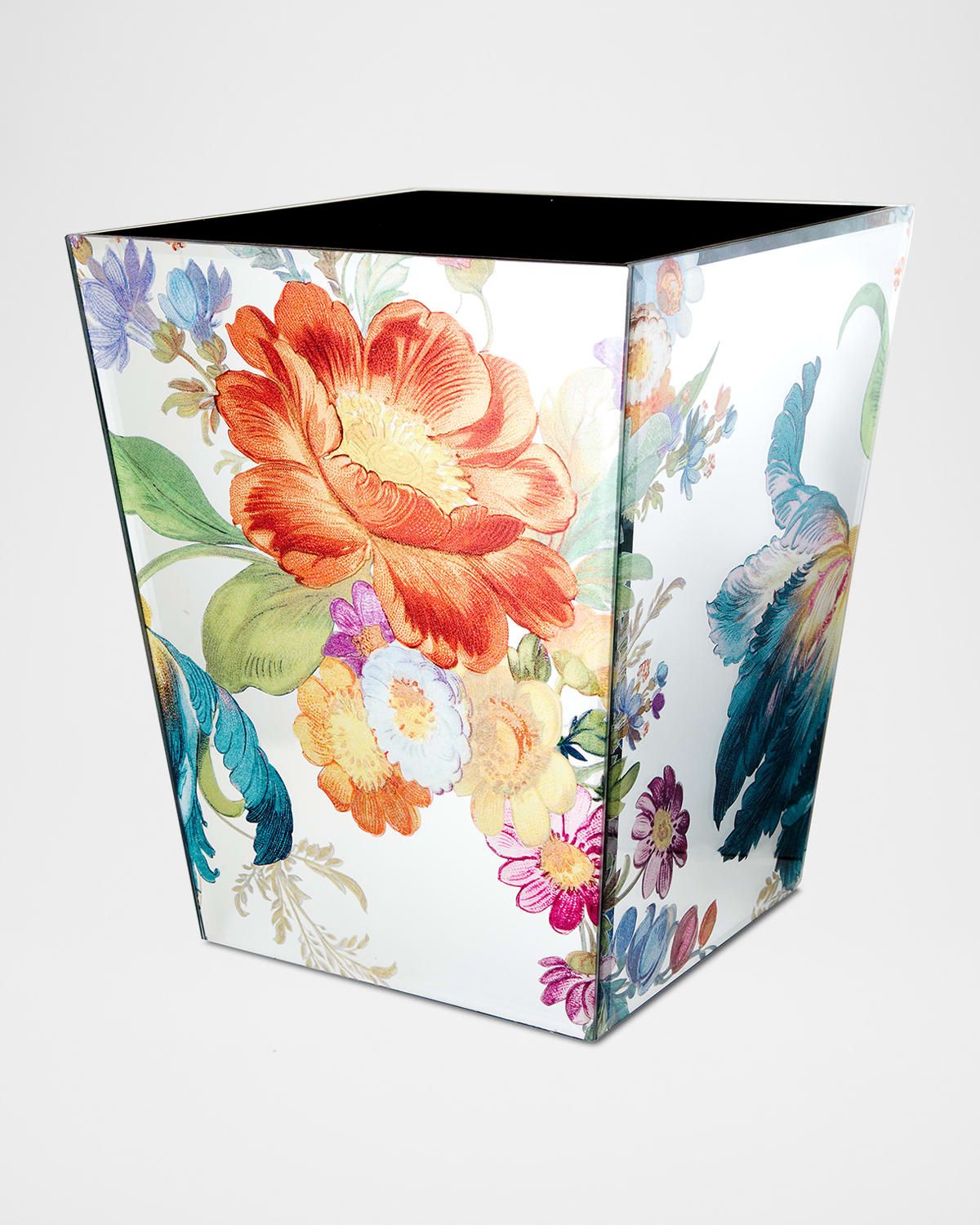 Flower Market Reflections Wastebasket