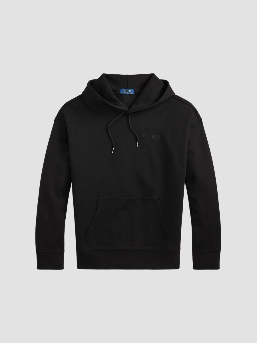 Polo Ralph Lauren Men's Logo Cotton-Blend Drawstring Hoodie - Polo Black - Size Small