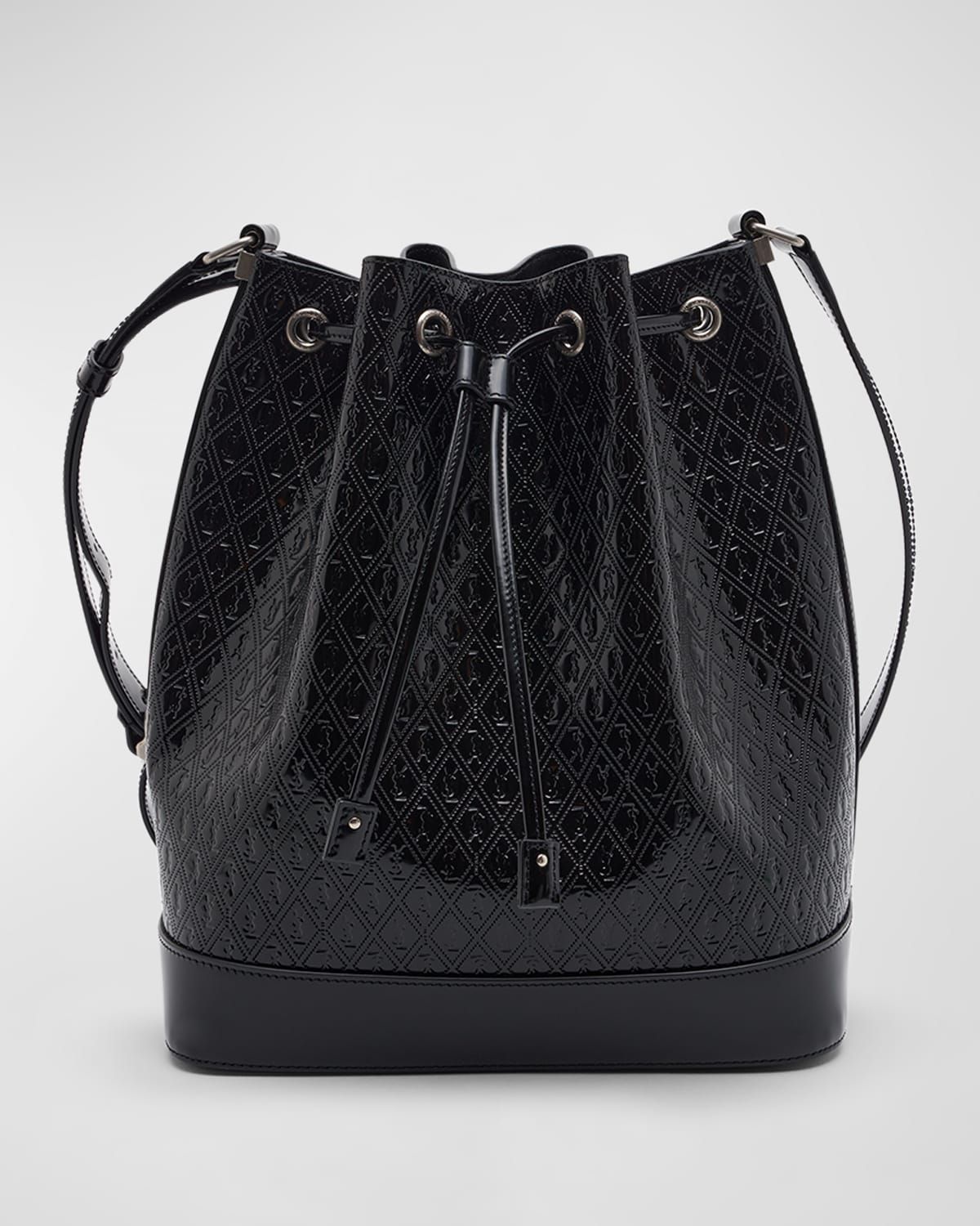 Le Monogram Spazzolato Leather Bucket Bag