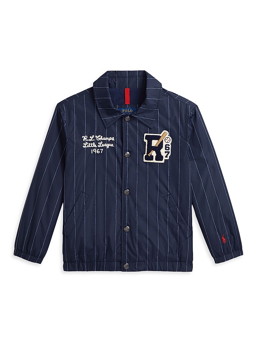 Little Boy's & Boy's Striped Coach Jacket - Pinstripe - Size 16