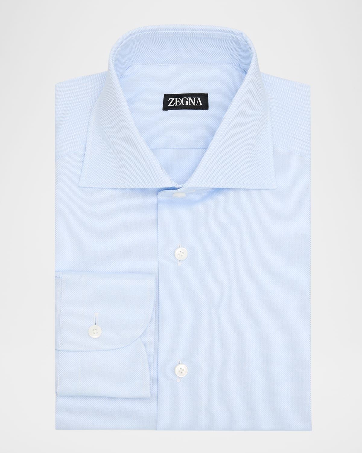 Men & apos;s Oxford Weave Cotton Dress Shirt