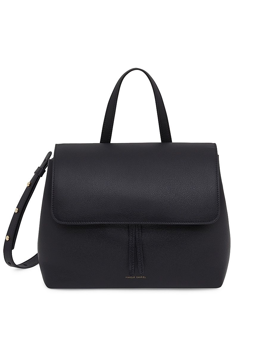 Women's Mini Lady Soft Leather Satchel - Black