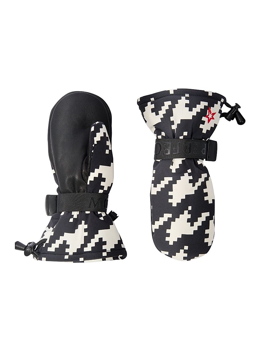 Kid's Davos Houndstooth Mittens - Houndstooth - Size Large