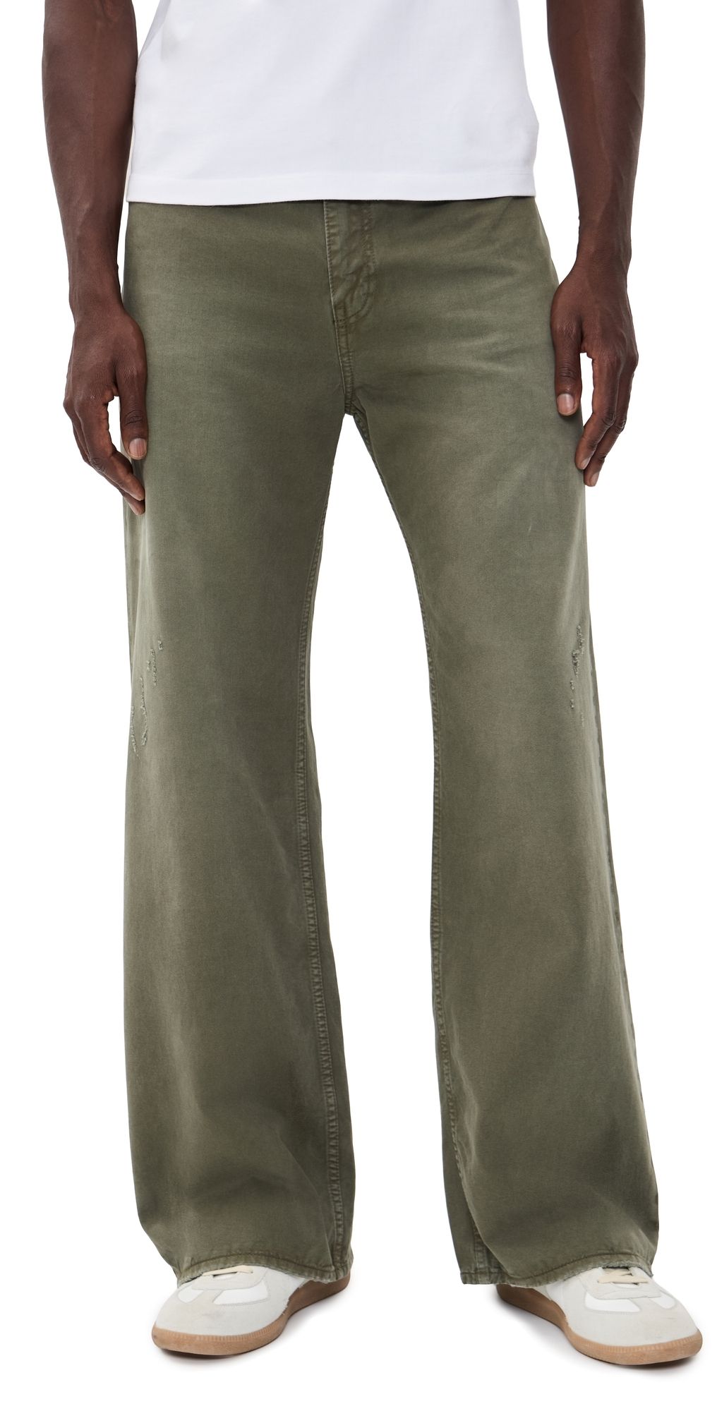Stockholm Surfboard Club Ralf Distressed Chinos Green XL