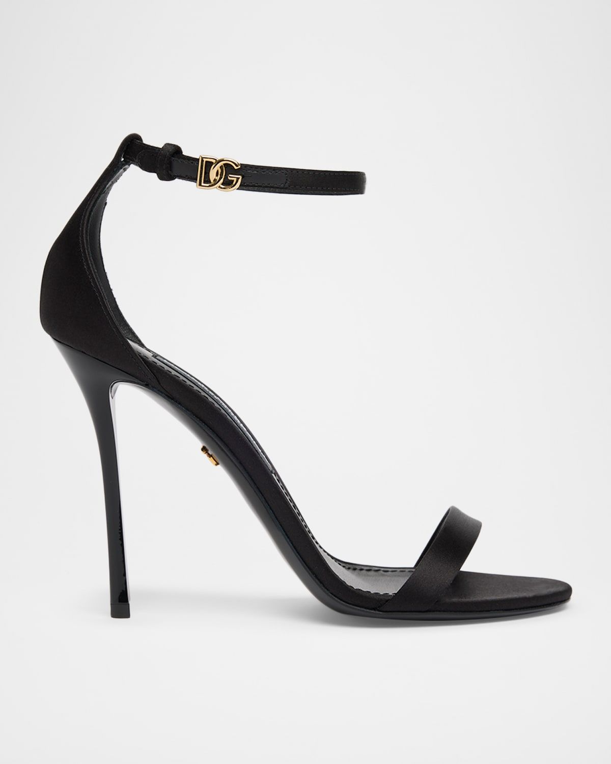 105mm Raso Satin Sandals