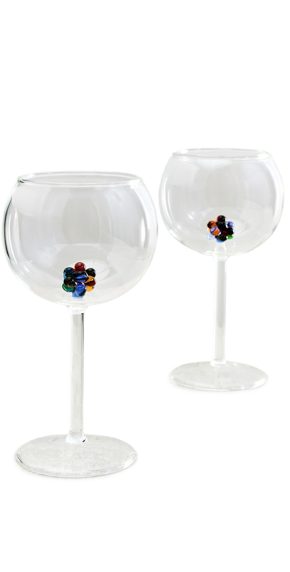 FAZEEK Bloom Wine Glasses Set of 2 Multi One Size