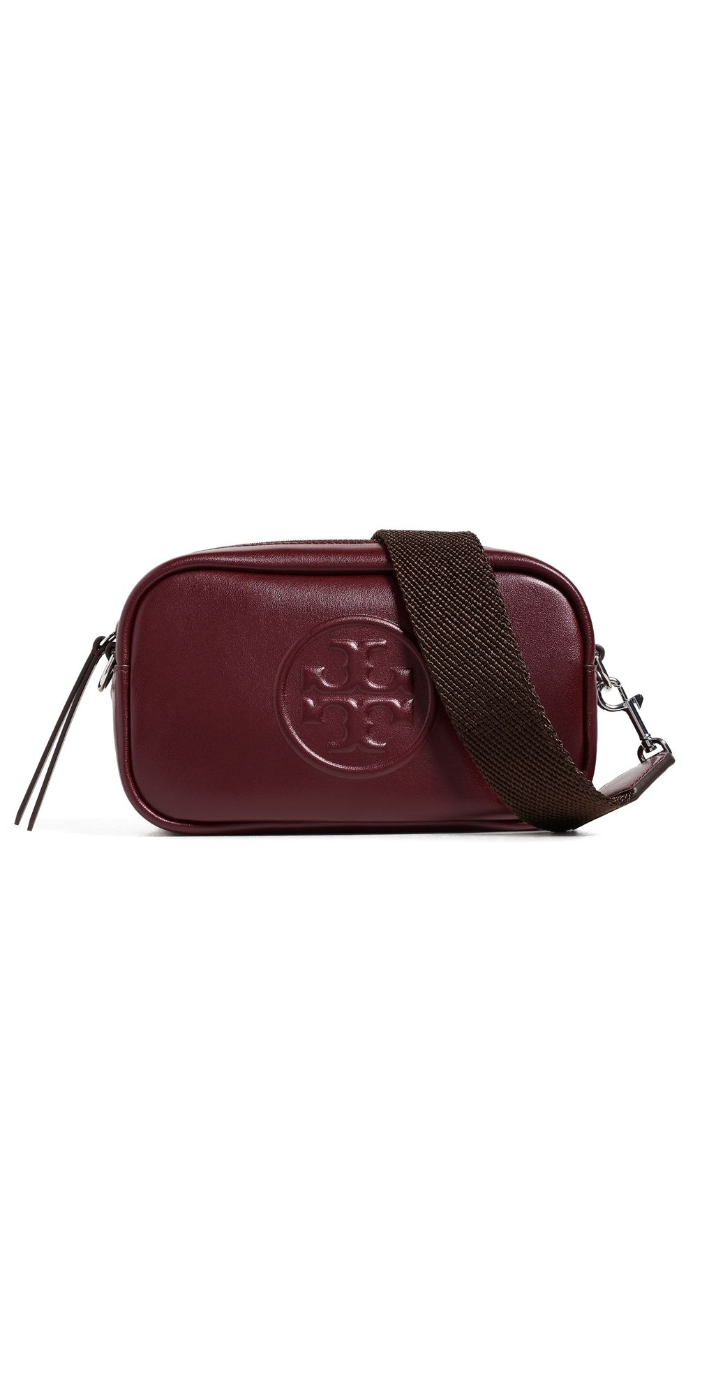 Tory Burch Miller Soft Mini Crossbody Bag Merlot One Size