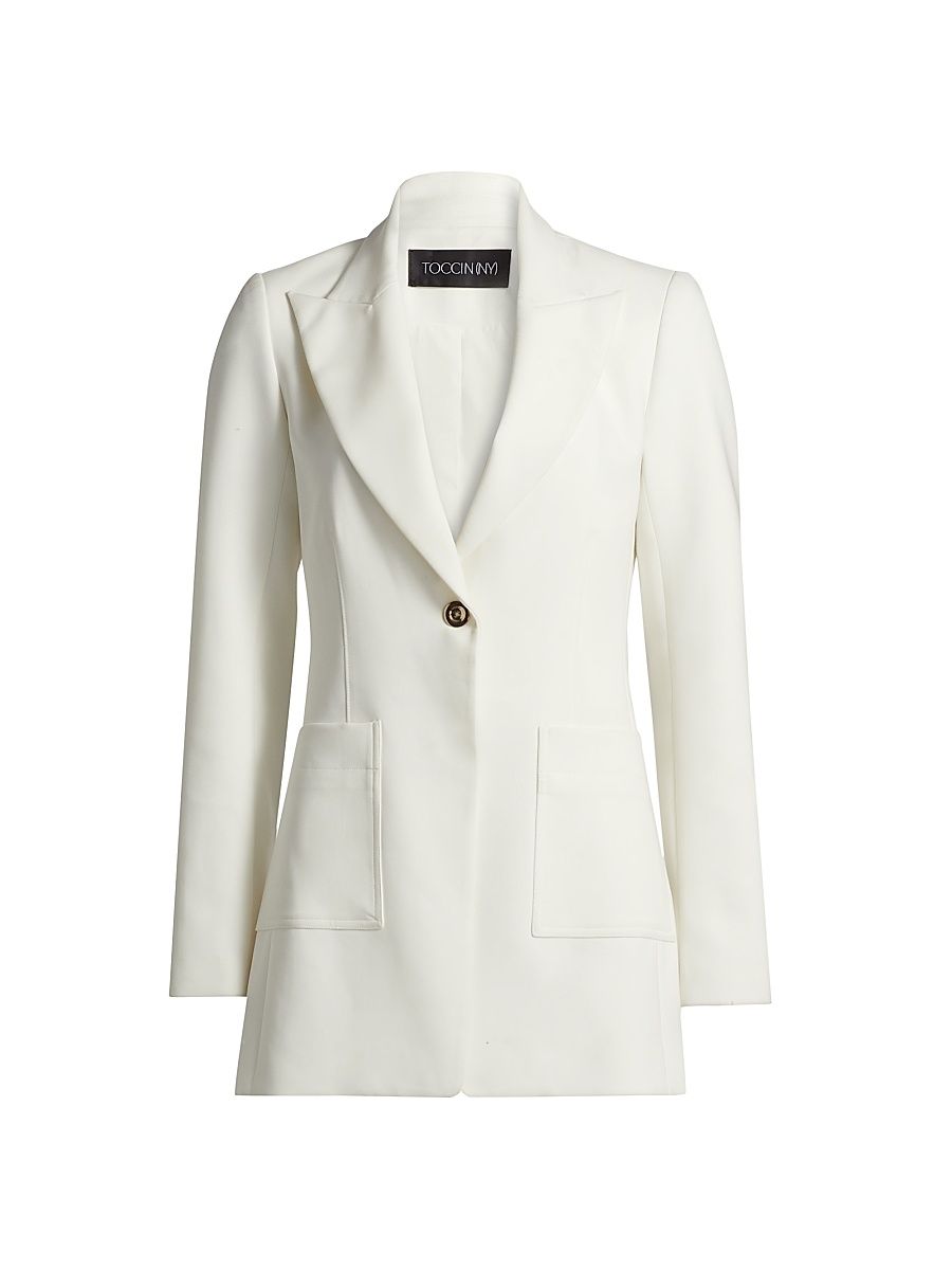 Women's Rory Single-Button Blazer - Optic - Size 4