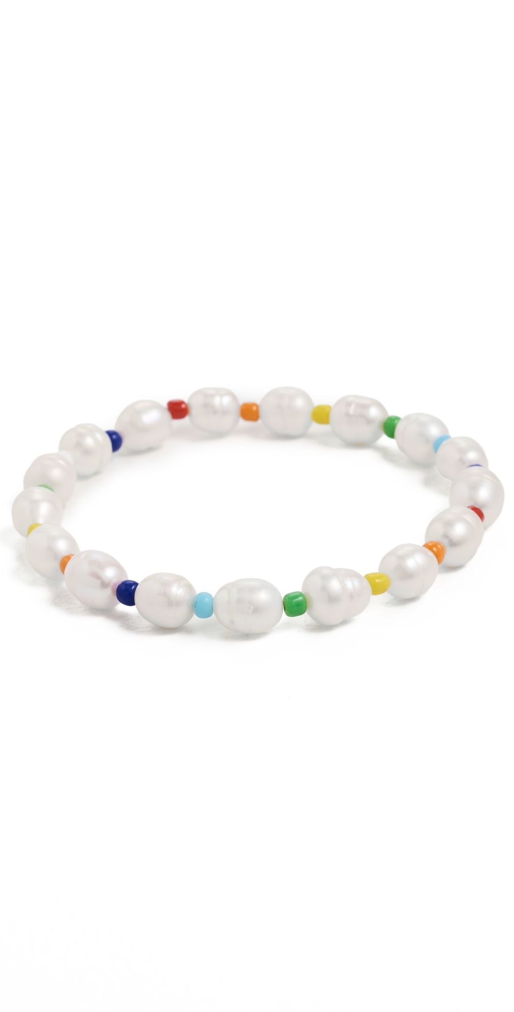 Logan Tay Colorful Pearl Anklet Multi Colored One Size