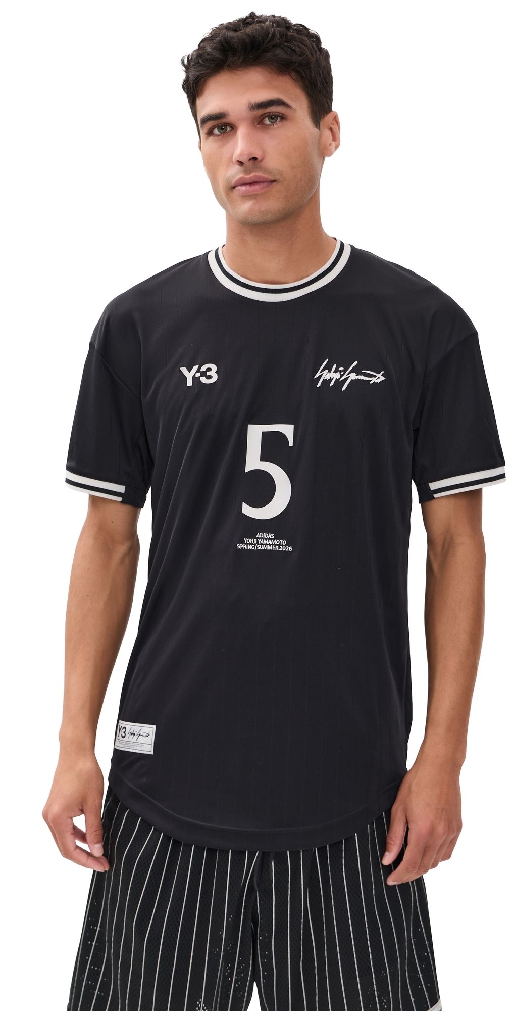 Y-3 Elite 5 Football Tee Black L