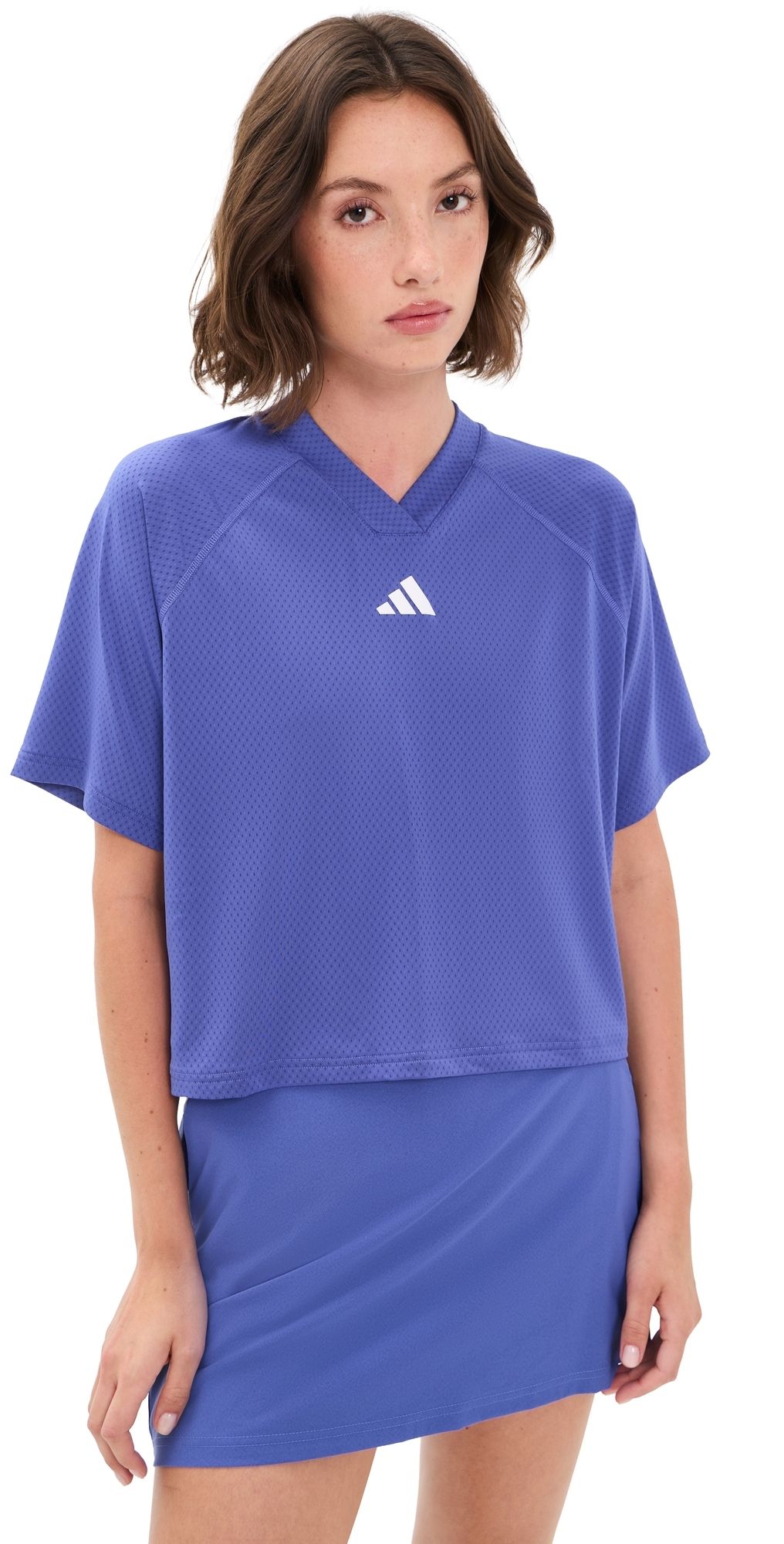 Adidas Golf Beyond Climacool V Neck Top Dual Indigo XS