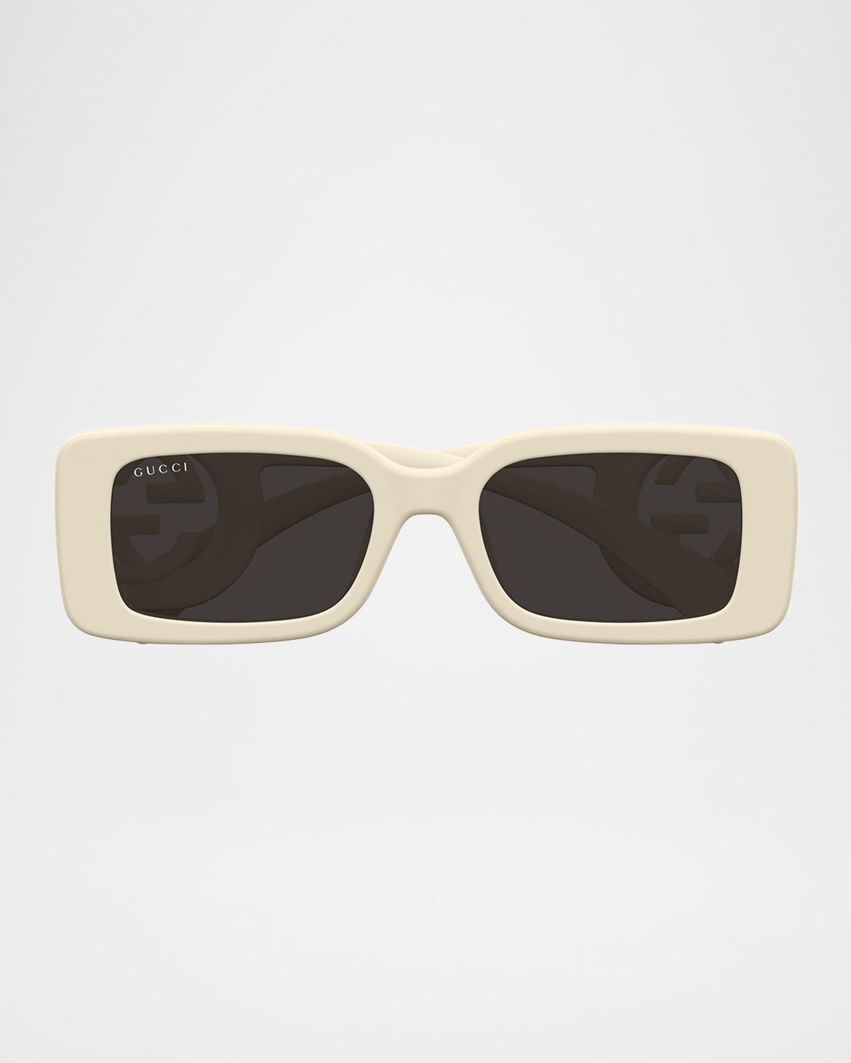 Monochrome GG Rectangle Acetate Sunglasses