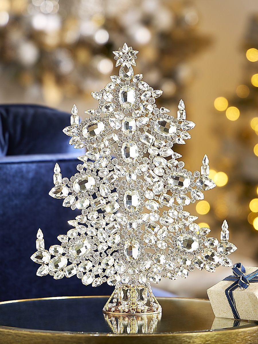 Winter Crystal Christmas Tree Decoration