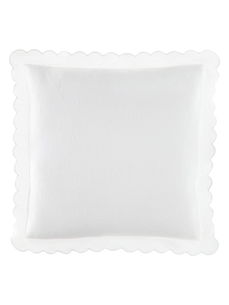 Alice European Floral Matelassé Sham - Ivory - Size European