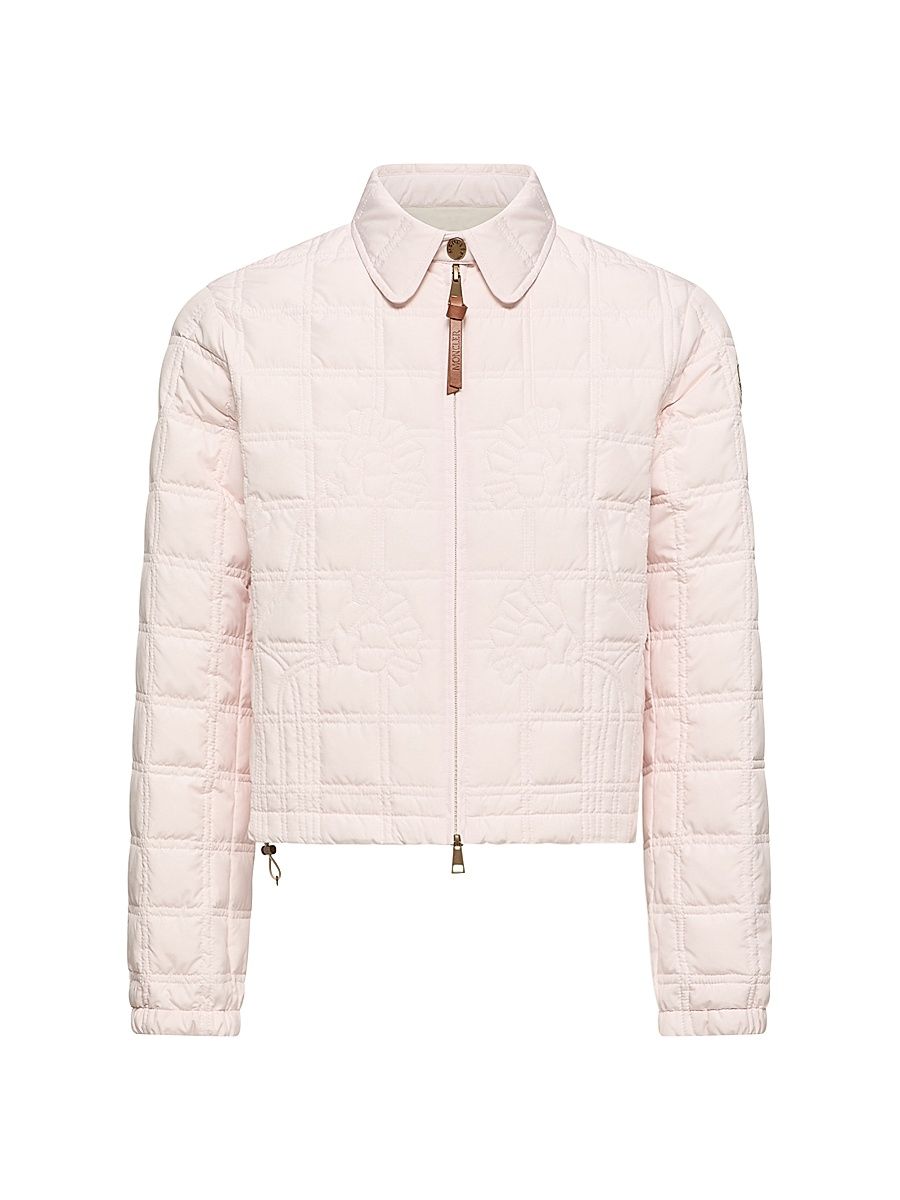 Women's Iris Puffer Shacket - Light Pink - Size XL