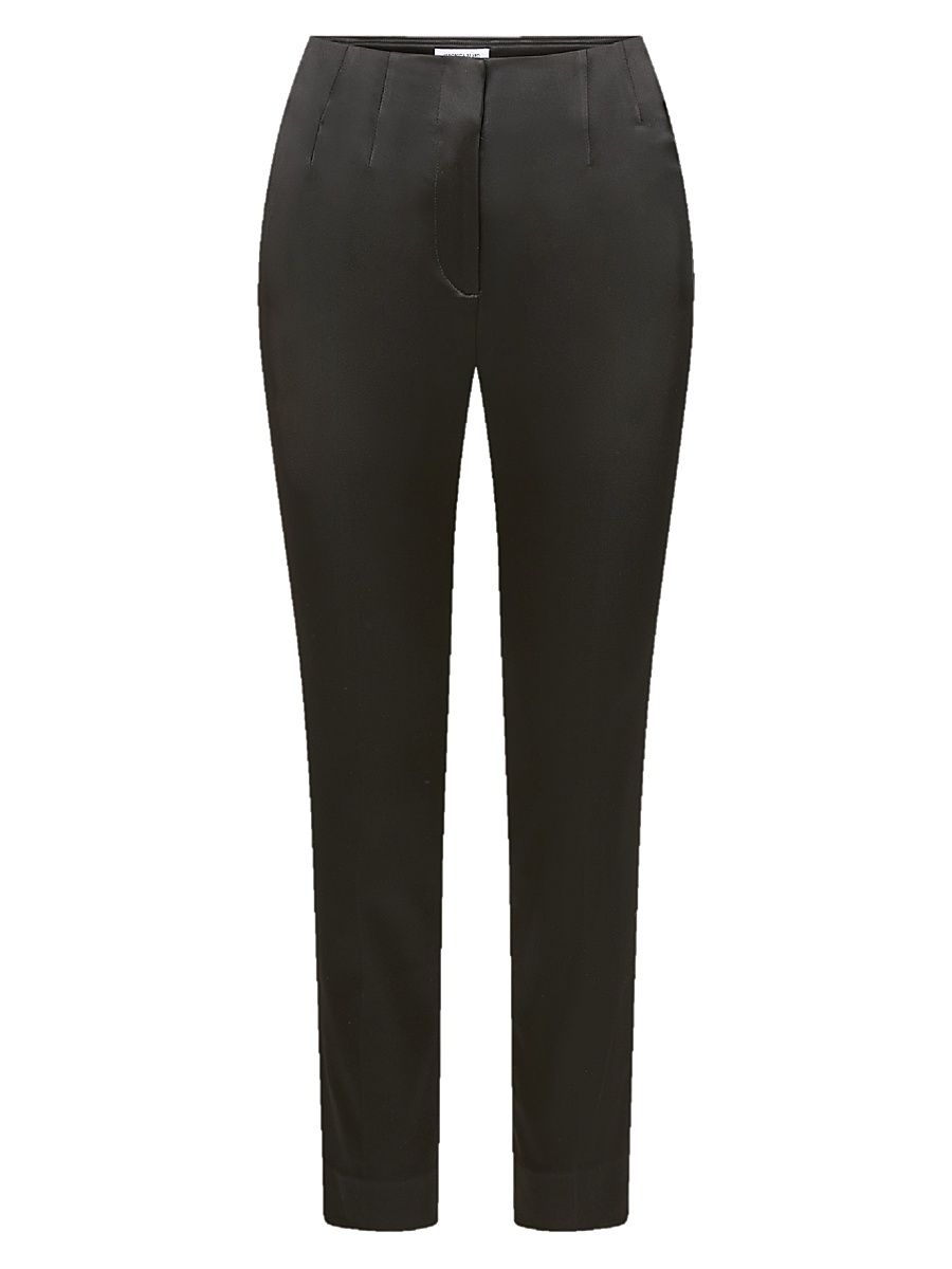 Women's Stila Satin Pants - Black - Size 2