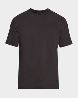 Men's Melange Cotton Crewneck T-Shirt