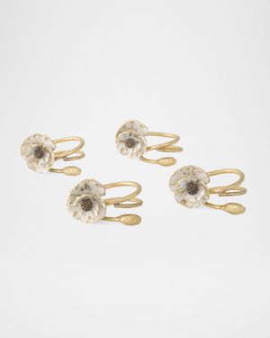 Anemone Napkin Rings, Set of 4