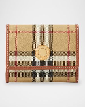 Lancaster Check Folding Wallet