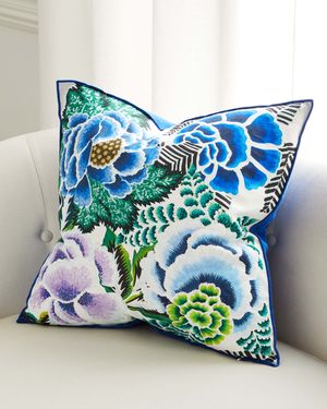 Rose De Damas Cushion, 22" Square