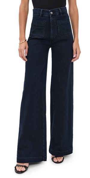 DL1961 Softwear Hepburn Wide Leg High Rise Jeans Social (DL Softwear) 27