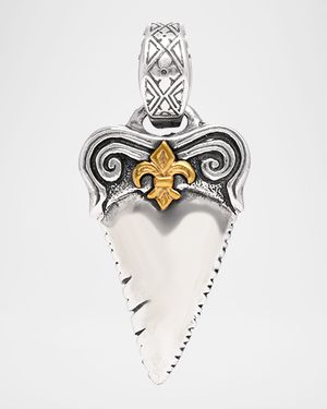 Sterling Silver and Bronze Tooth Pendant