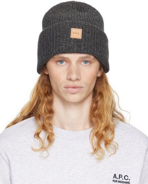 A.P.C. Gray Michele Knit Beanie