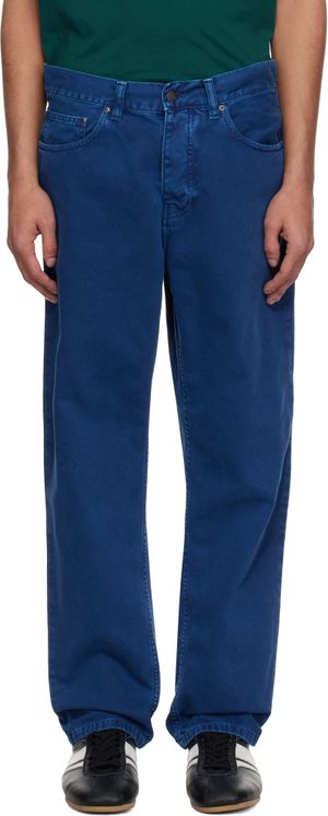 Carhartt Work In Progress Jean Newel bleu