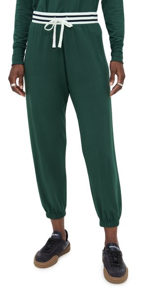 Splits59 Andie Oversized Fleece Sweatpants Military XL