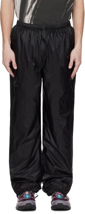 RAINS Black Kauto Insulated Regular Trousers