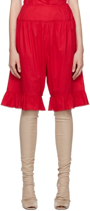 COLLEEN ALLEN SSENSE Exclusive Red Victorian Bloomers