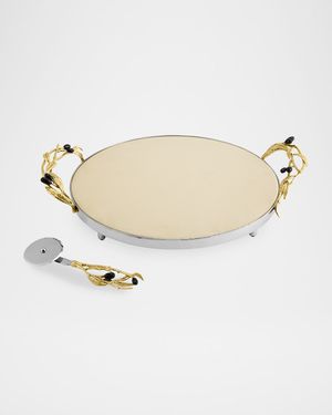 Olive Branch Pizza Stone