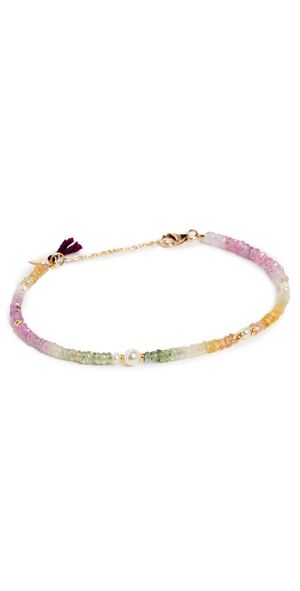 SHASHI Ella Gemstone Bracelet Multi Sapphire One Size
