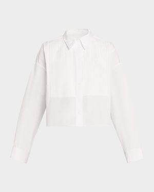 Soon To Be Ex Bib Compact Cotton Poplin Shirt