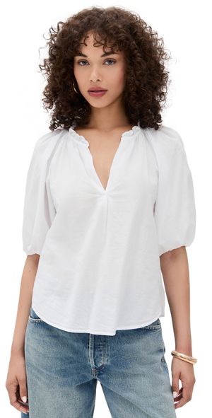 XIRENA Jules Top White S