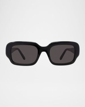 Men's LW40158IM Acetate Rectangle Sunglasses