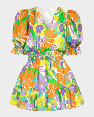 Retro Garden Susan Mini Dress