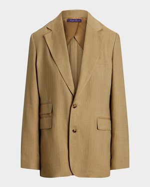 Russell Silk-Linen Twill Jacket