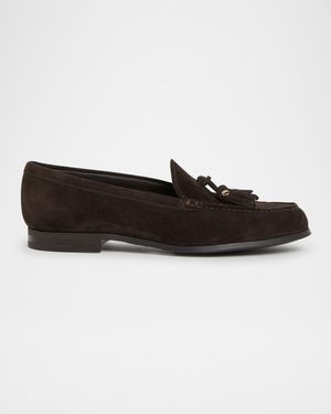 Priscilla Suede Tassel Loafers