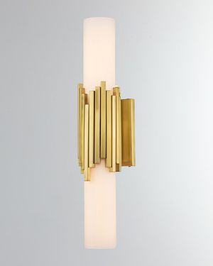 Marvel 2-Light Bath Light, Aged Brass