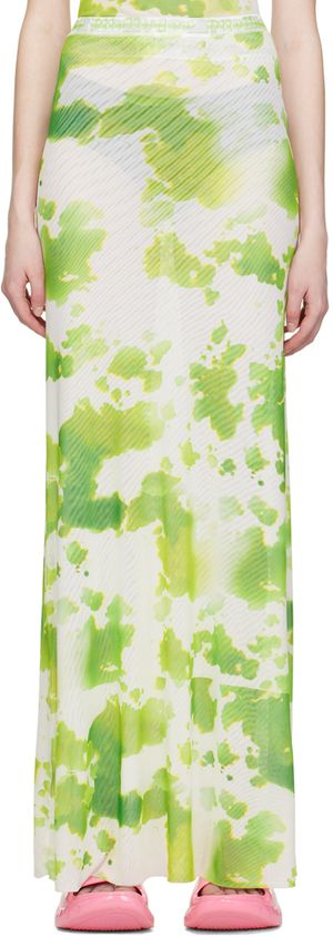 Ottolinger SSENSE Exclusive Green Maxi Skirt