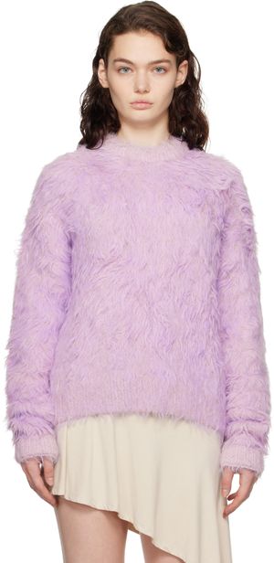 Acne Studios Purple Textured Sweater