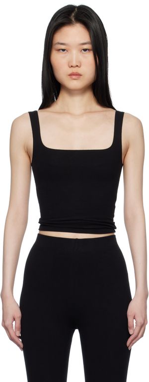 Gil Rodriguez Black Matisse Scooped Tank Top