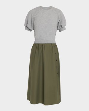 Shayna Combo Midi Dress