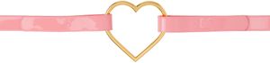 Blumarine Pink Heart Belt